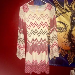 1970’s style body con mini dress